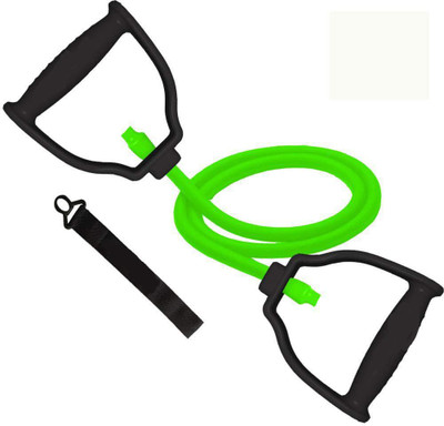 ZUCLLIN Resistance Toning Tube Exercise Bands with Additional Door Anchor(Green) Resistance Tube(Green)