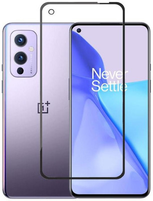 ECMERED Edge To Edge Tempered Glass for OnePlus 8T, OnePlus 9, OnePlus 9R (Proximity and Camera Cut)(Pack of 1)