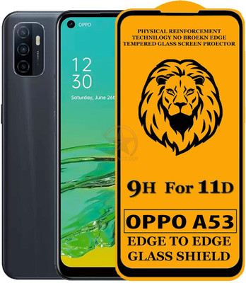 SEVEN7STAR Edge To Edge Tempered Glass for Oppo A53(Pack of 1)