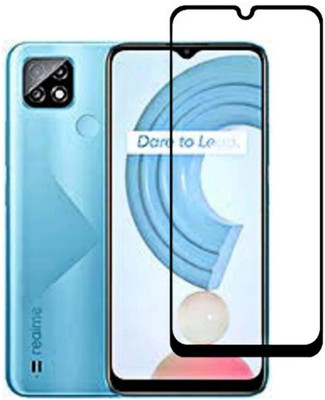 TESPARK Edge To Edge Tempered Glass for Realme C21(Pack of 1)