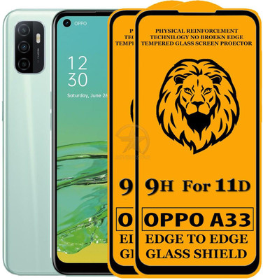 SEVEN7STAR Edge To Edge Tempered Glass for Oppo A33(Pack of 2)
