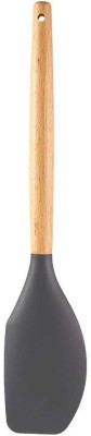 P-PLUS INTERNATIONAL PPLUS_WOOD_SPTL B_GREY_1 Mixing Spatula(Pack of 1)