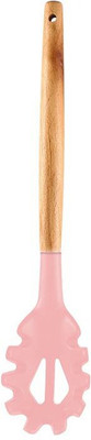 P-PLUS INTERNATIONAL PPLUS_WOOD_PASTA_PINK_1 Lifting Spatula(Pack of 1)