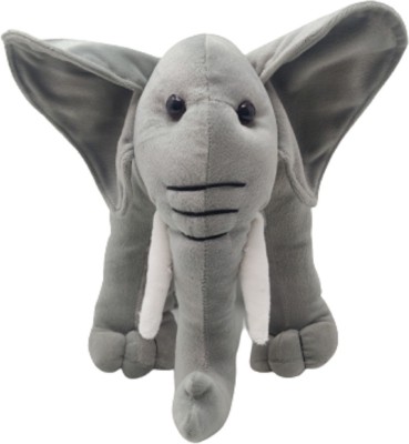 Lil'ted Zui Elephant Soft Plush Stuffed Animal Toy for Kids Boys Girls  - 20 cm(Grey)