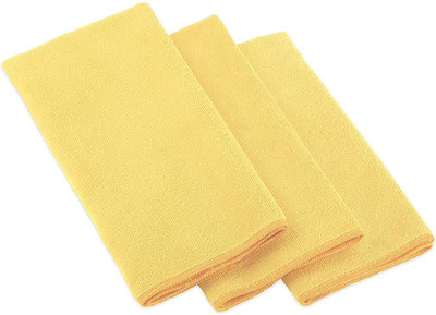 MOCKHE Microfiber Vehicle Washing  Cloth(Pack Of 3, 250 GSM)
