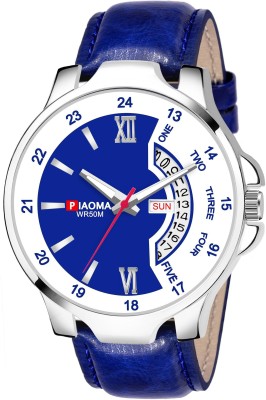 Piaoma Day And Date Functioning High Quality Analog Watch  - For Men