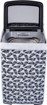 Vintage Pro Top Loading Washing Machine  Cover(Width: 55 cm, Black , White)