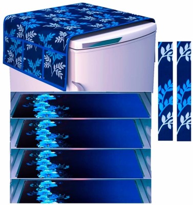 Dakshya Industries Refrigerator  Cover(Width: 93 cm, Blue)