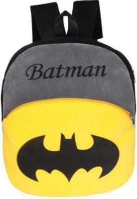 A Little Swag BM-grey batman_1603 12 L Backpack(Black, Yellow)