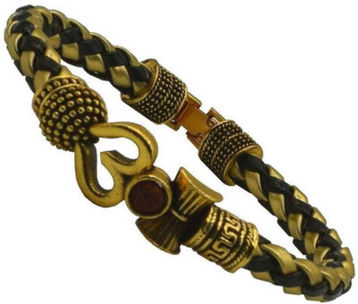 BZ Device Leather Gold-plated Kada