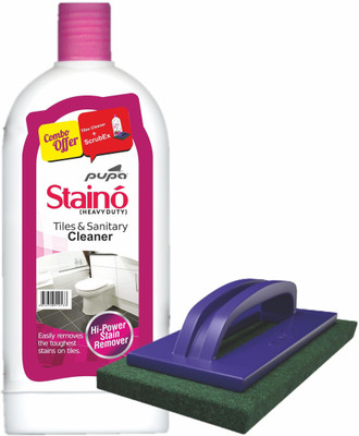 pupa Staino Tile Cleaner + Scrubber Regular Fragrance(2 x 275 ml)