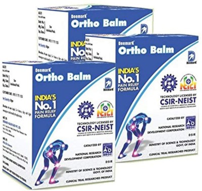 DEEMARK Ortho pain relief Balm Pack of 3 Balm(3 x 50 g)