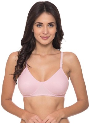 KOMLI T-Shirt Bra Women T-Shirt Non Padded Bra(Pink)