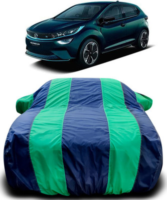 MoTRoX Car Cover For Tata Altroz EV (With Mirror Pockets)(Blue, Green)