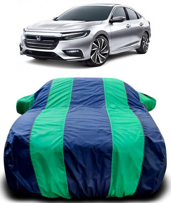 APNEK Car Cover For Honda City Facelift (With Mirror Pockets)(Blue, Green)