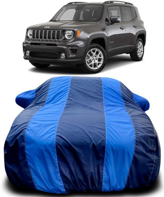 NUMBOR ONE Car Cover For Jeep Jeep (With Mirror Pockets)(Blue, Blue)