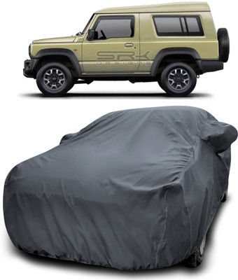 MoTRoX Car Cover For Maruti Suzuki Gypsy King (With Mirror Pockets)(Grey)