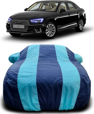 MoTRoX Car Cover For Audi A4 (With Mirror Pockets)(Blue)
