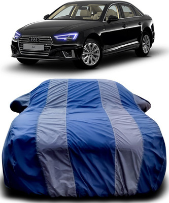 MoTRoX Car Cover For Audi A4 (With Mirror Pockets)(Blue, Grey)