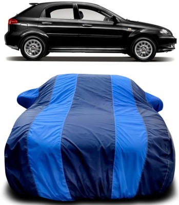 CoNNexXxionS Car Cover For Chevrolet Optra SRV (With Mirror Pockets)(Blue, Blue)