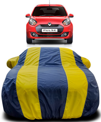 APNEK Car Cover For Renault Pulse (With Mirror Pockets)(Blue, Yellow)