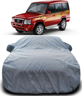 APNEK Car Cover For Tata Sumo Victa (With Mirror Pockets)(Black, White)