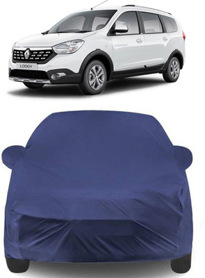 NUMBOR ONE Car Cover For Renault Lodgy (With Mirror Pockets)(Blue)
