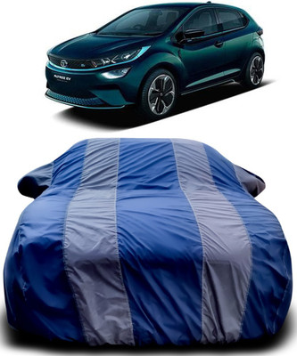 Elegance Car Cover For Tata Altroz EV (With Mirror Pockets)(Blue, Grey)