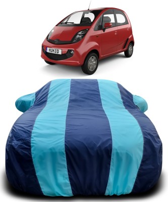 Genipap Car Cover For Tata Nano Genx (With Mirror Pockets)(Blue, Blue)