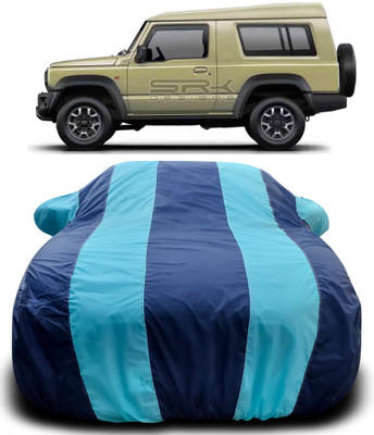 MoTRoX Car Cover For Maruti Suzuki Gypsy King (With Mirror Pockets)(Blue, Blue)