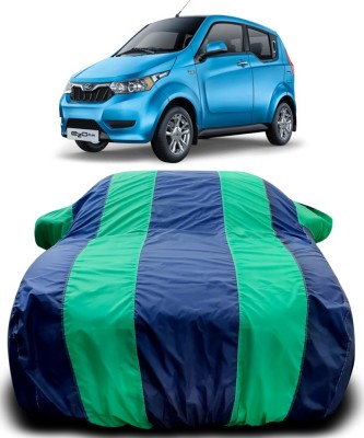 APNEK Car Cover For Mahindra e20 (With Mirror Pockets)(Blue, Green)