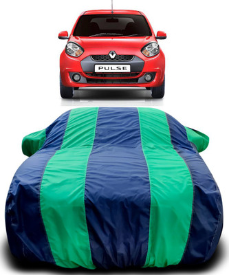 ProRox Car Cover For Renault Pulse (With Mirror Pockets)(Blue, Green)