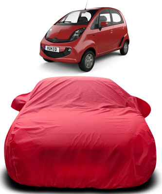 APNEK Car Cover For Tata Nano Genx (With Mirror Pockets)(Red)