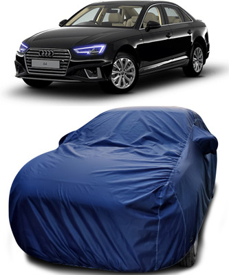 MoTRoX Car Cover For Audi A4 (With Mirror Pockets)(Blue)
