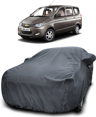 Elegance Car Cover For Chevrolet Enjoy (With Mirror Pockets)(Grey)