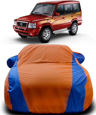 MoTRoX Car Cover For Tata Sumo Victa (With Mirror Pockets)(Orange, Blue)