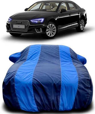 Gavya Car Cover For Audi A4 (With Mirror Pockets)(Blue, Blue)