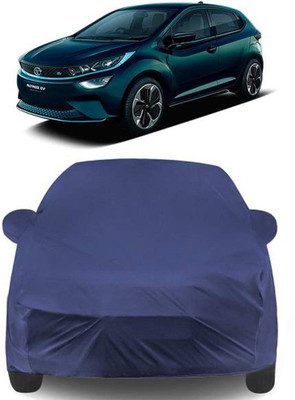 APNEK Car Cover For Tata Altroz EV (With Mirror Pockets)(Blue)