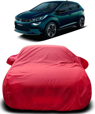 Gavya Car Cover For Tata Altroz EV (With Mirror Pockets)(Red)