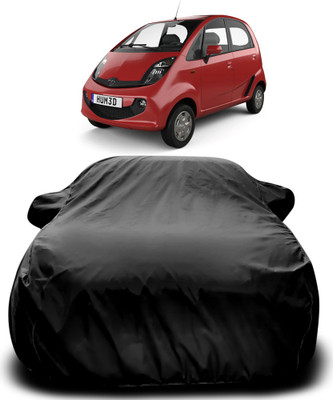 MoTRoX Car Cover For Tata Nano Genx (With Mirror Pockets)(Black)