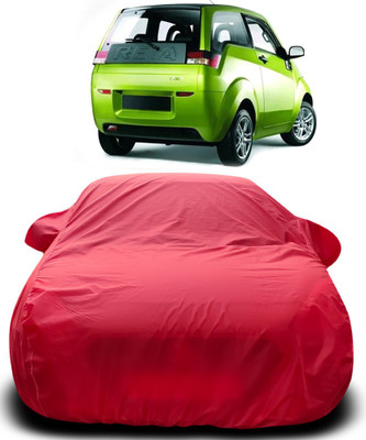MoTRoX Car Cover For Mahindra Reva (With Mirror Pockets)(Red)