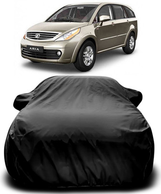 NUMBOR ONE Car Cover For Tata Aria (With Mirror Pockets)(Black)