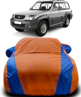 ProRox Car Cover For Hyundai Terracan (With Mirror Pockets)(Orange, Blue)