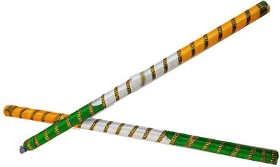 Mancloem Dandia Sticks(Green, Yellow, Silver, Gold) deal from flipkart