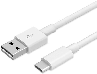 Apollo Plus USB Type C Cable 2 A 1.5 m 3.1 Amp Type-C Fast Charging Cable High Speed Data Cable(Compatible with Motorola Moto X4 / Moto E7 / Moto G power (2021), White, One Cable)