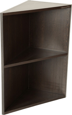 Lignum Pro Side Display unit Engineered Wood Corner Table(Finish Color - Wenge, DIY(Do-It-Yourself))