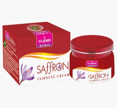 VI-JOHN Saffron Fairness Cream Advanced Pack Of 5(250 g)