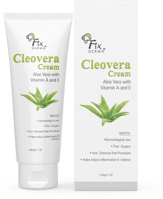 Fixderma Cleovera cream, Skin moisturizer with Aloe Vera, Reduces Inflammation & Redness(60 g)