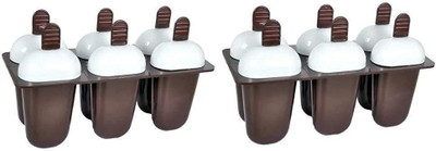 DEAGAN 100 ml Manual Ice Cream Maker(Brown, White)