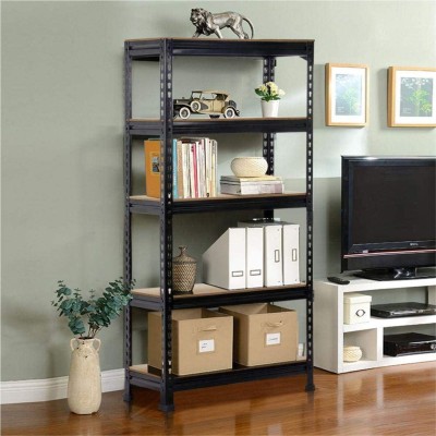 SMART SLIDE Boltless Heavy Duty Steel Slotted Angle Folding Storage Rack with 5 Shelves / Adjustable Height Shelving Unit / Library Rack / Multi Use Durable Storage Organizer for Home Workshop Garage & Warehouse (32 x 16 x 63 Inch) Luggage Rack SMART SLIDE Boltless Heavy Duty Steel Slotted Angle Folding Storage Rack with 5 Shelves / Adjustable Height Shelving Unit / Library Rack / Multi Use Durable Storage Organizer for Home Workshop Garage & Warehouse (32 x 16 x 63 Inch) Luggage Rack